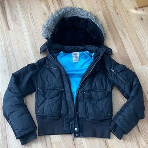 Triple Five Soul Fur Hood Puffer Jacket - Large